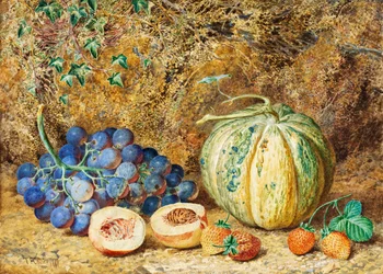 Grapes and Strawberries, 1877